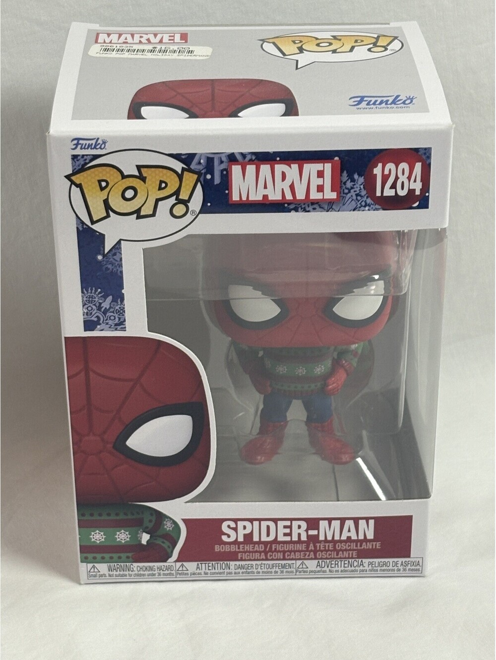 Funko Pop! Marvel Spider-Man Holiday Spider-Man in Ugly Sweater #1284